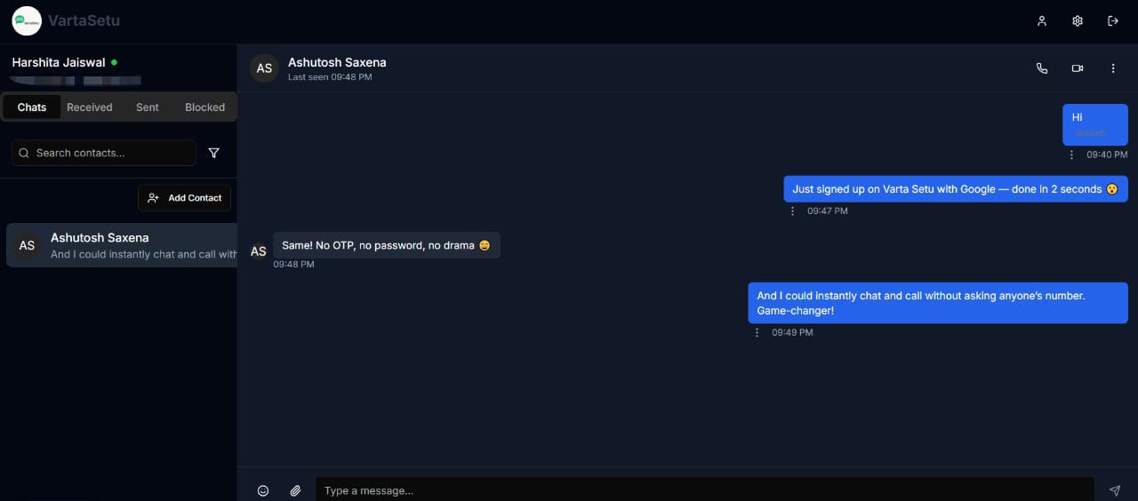 VartaSetu App Screenshot